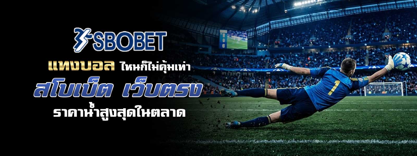 แทงบอล ไหนก็ไม่คุ้มเท่า สโบเบ็ต เว็บตรง ราคาน้ำสูงสุดในตลาด